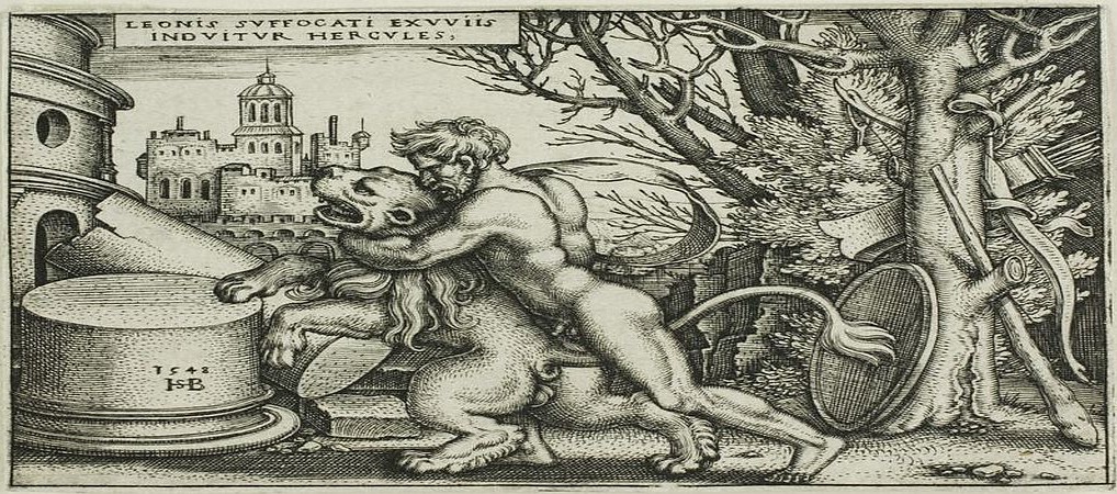 Herakles and The Nemian Lion